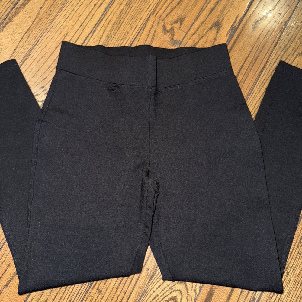 Quince Women's XS Petite Black Leggings NWT Stretch 23" Inseam